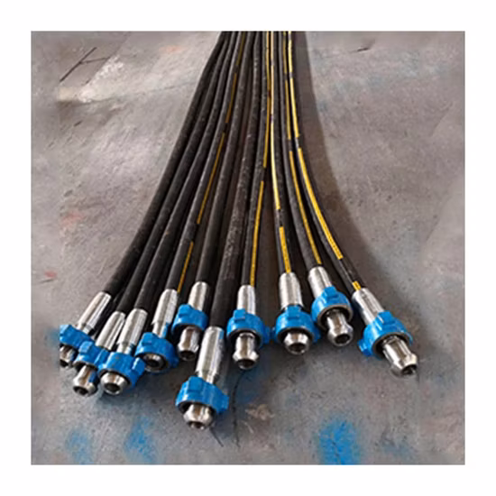 High Pressure Hydraulic Rubber Hose Assembly for Heavy Equipment