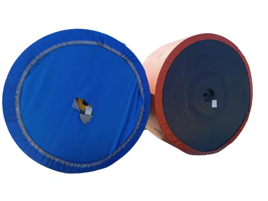 Venta caliente desgaste resistente cinta transportadora de caucho cinta transportadora de poliéster
